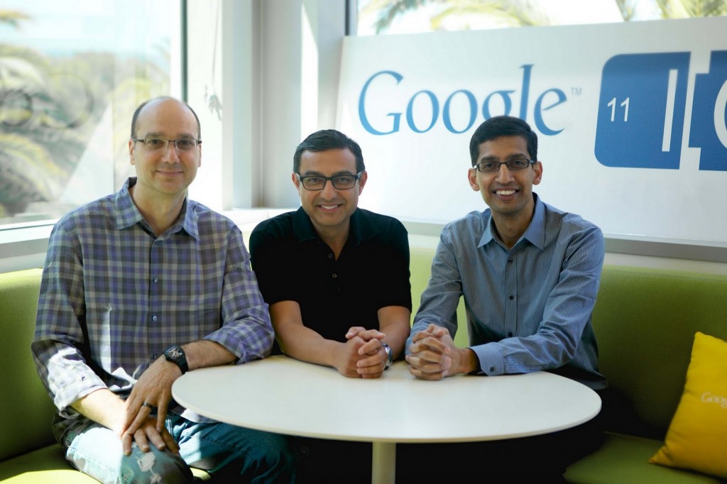 Andy Rubin Vic Gundotra Sundar Pichai