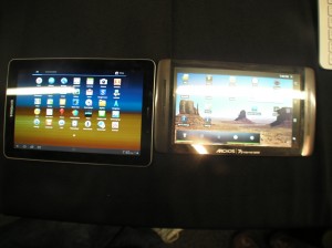 Archos 70 Internet Tablet vs Samsung Galaxy Tab 7.7